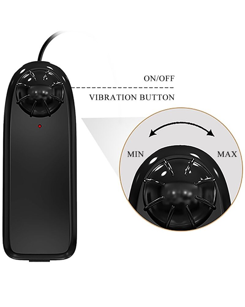 BAILE - BAHAMUT VIBRATORE REALISTICO 21,8 CM CARNE TELECOMANDO