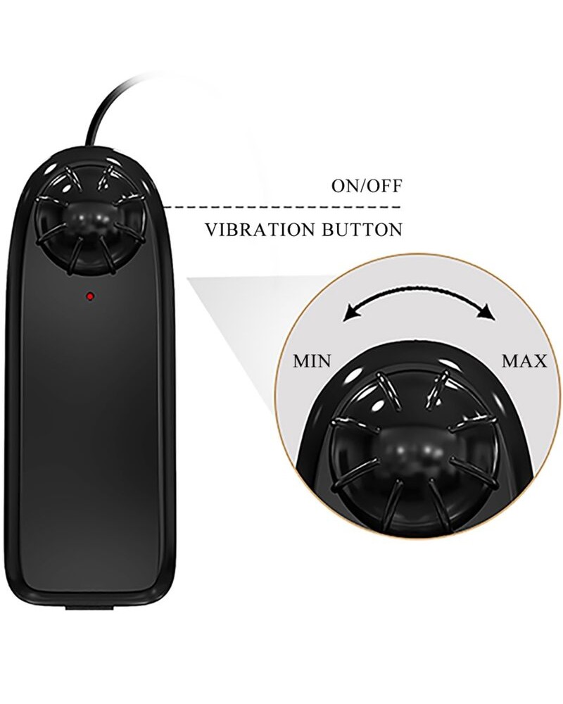 BAILE - CATOBLEPAS VIBRATORE REALISTICO 20,6 CM CARNE TELECOMANDO