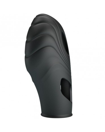 PRETTY LOVE - VIBRATORE DA DITA IN SILICONE LICH NERO 2