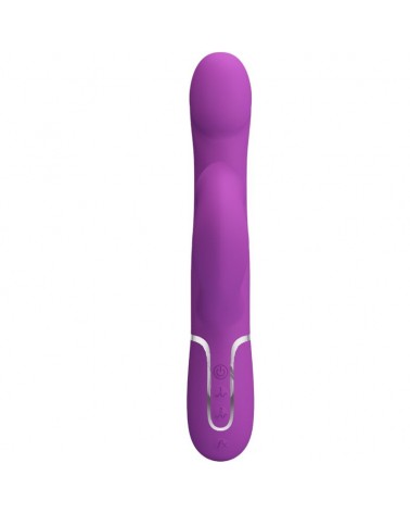 PRETTY LOVE - VIBRATORE E STIMOLATORE MULTIFUNZIONE 4 IN 1 VIOLA