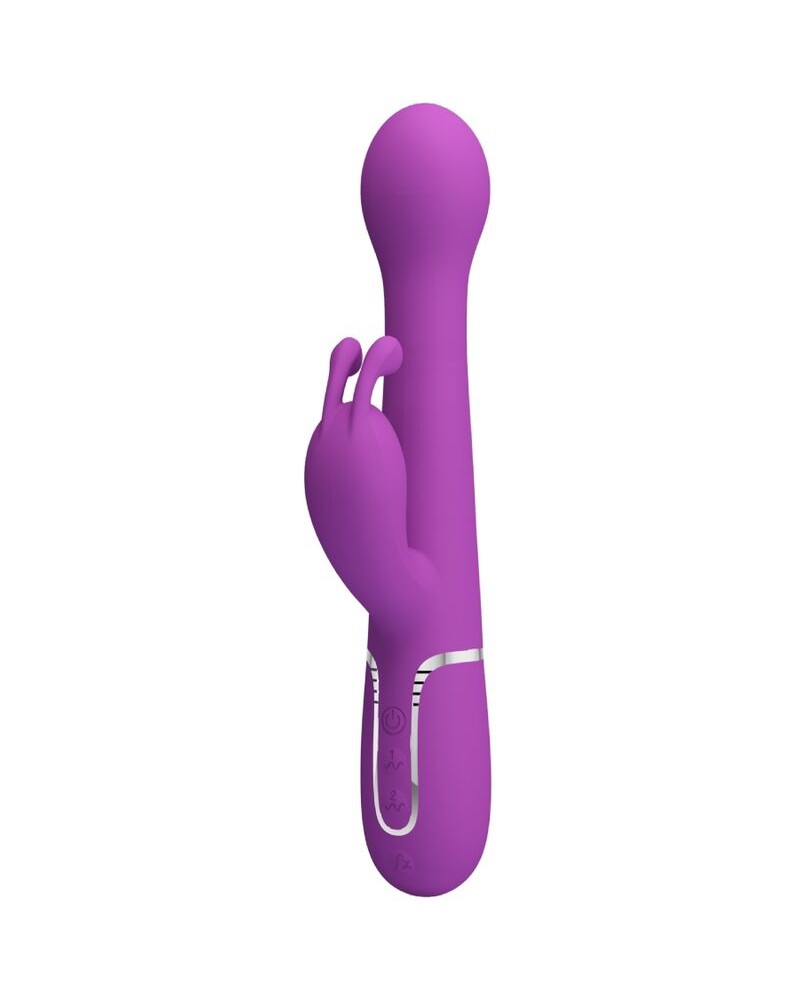 PRETTY LOVE - DEJON 3 IN 1 MULTIFUNZIONE VIBRATORE CONIGLIO VIOLA