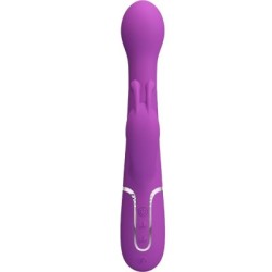 PRETTY LOVE - DEJON 3 IN 1 MULTIFUNZIONE VIBRATORE CONIGLIO VIOLA 2