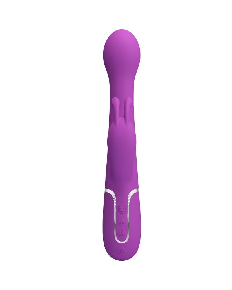 PRETTY LOVE - DEJON 3 IN 1 MULTIFUNZIONE VIBRATORE CONIGLIO VIOLA