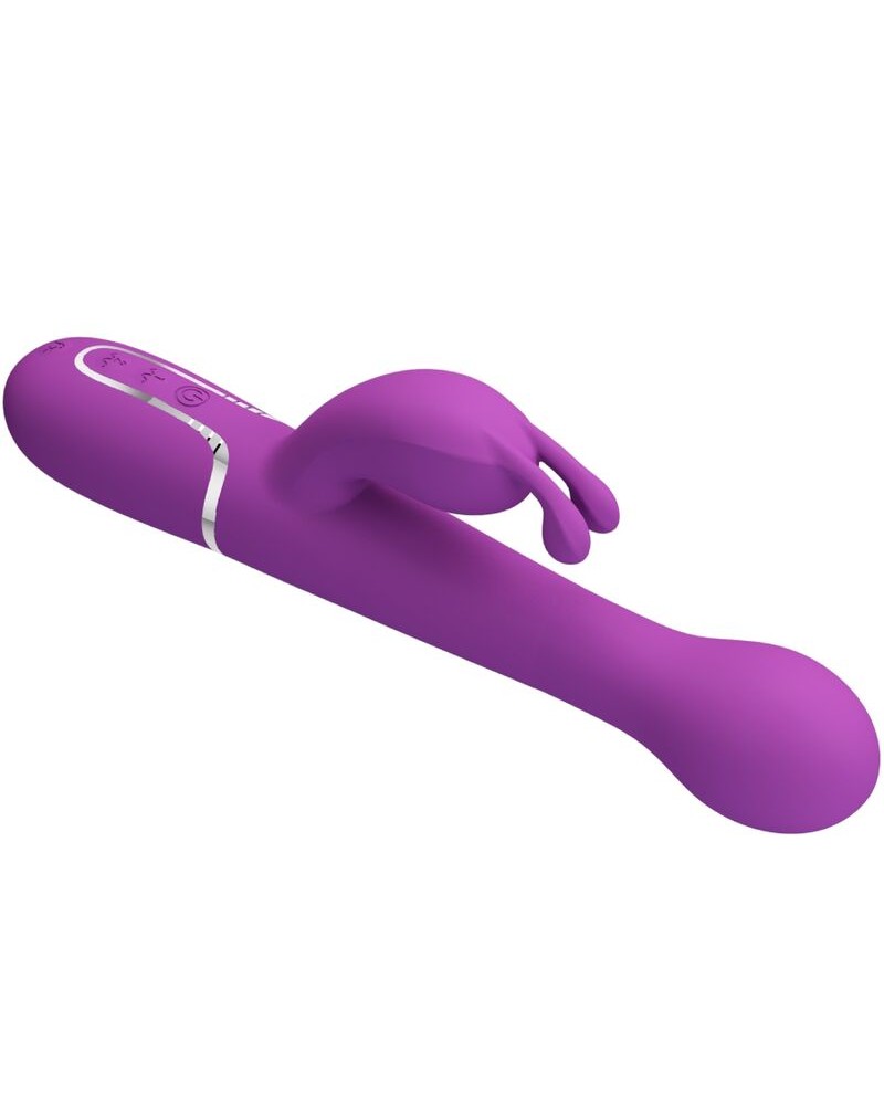 PRETTY LOVE - DEJON 3 IN 1 MULTIFUNZIONE VIBRATORE CONIGLIO VIOLA