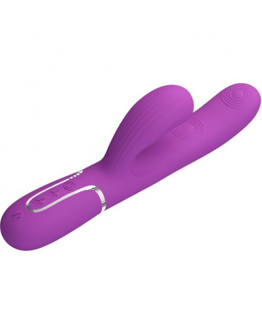 PRETTY LOVE - PERLITA 3 IN 1 VIBRATORE MULTIFUNZIONE CONIGLIO VIOLA