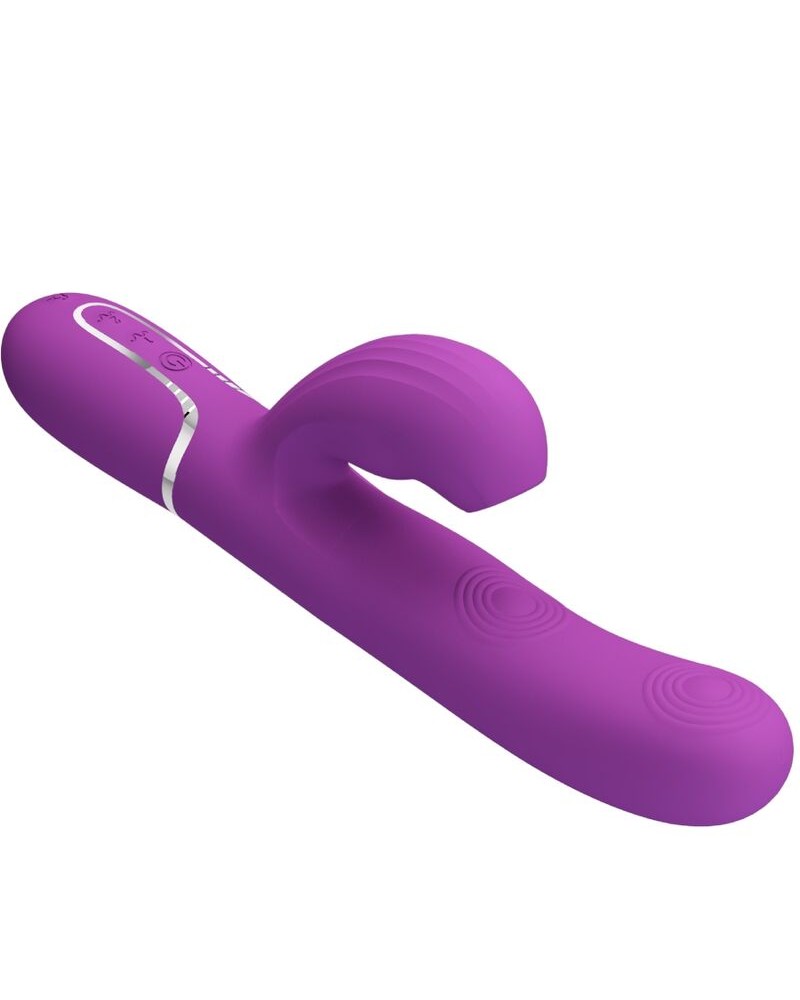 PRETTY LOVE - PERLITA 3 IN 1 VIBRATORE MULTIFUNZIONE CONIGLIO VIOLA