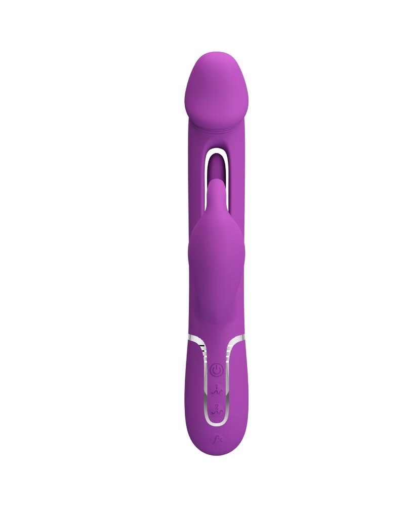 PRETTY LOVE - KAMPAS 3 IN 1 MULTIFUNZIONE VIBRATORE CONIGLIO VIOLA