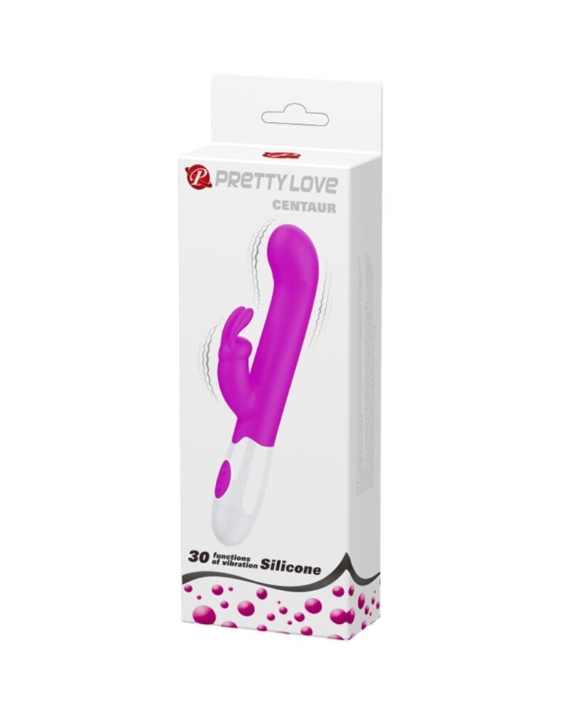 PRETTY LOVE - VIBRATORE CENTAUR CONIGLIO 30 MODALITÀ DI VIBRAZIONE VIOLA