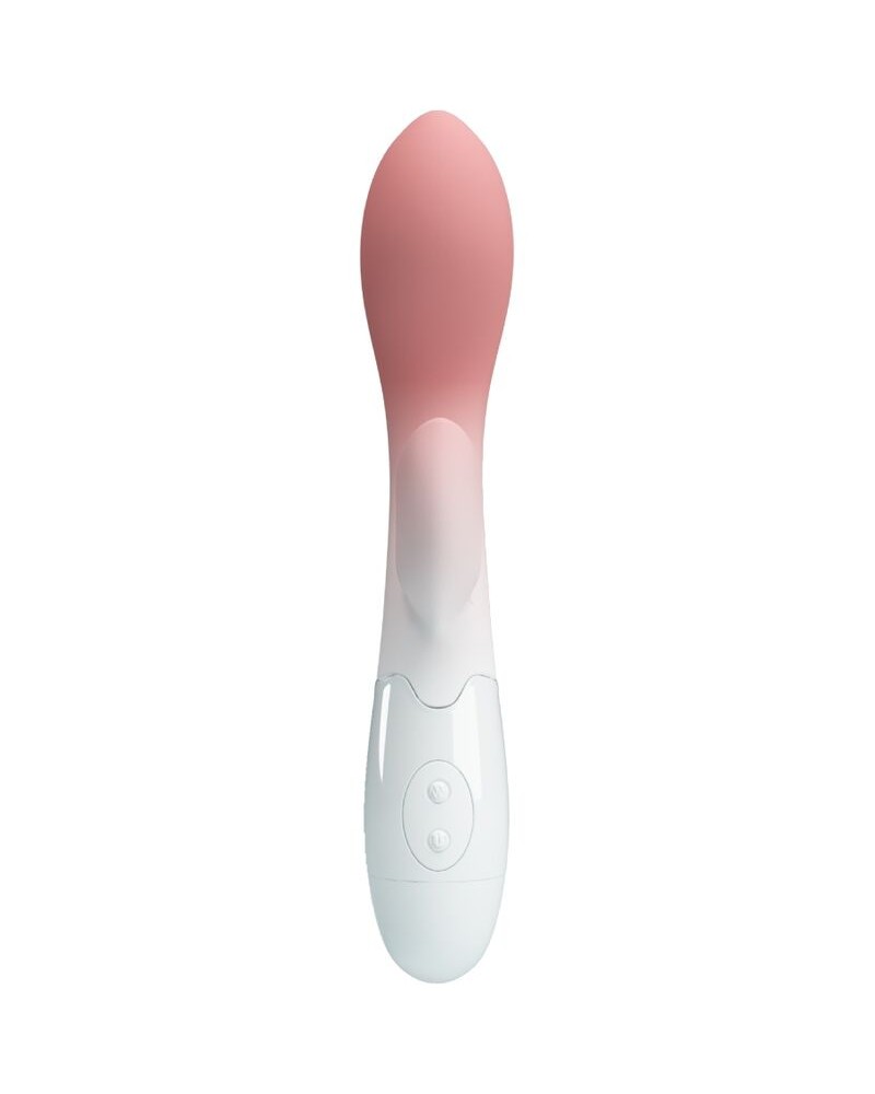 PRETTY LOVE - VIBRATORE PUNTO G LUMINOSO + STIMOLATORE CLITORIDEO 30 VIBRAZIONI ROSA