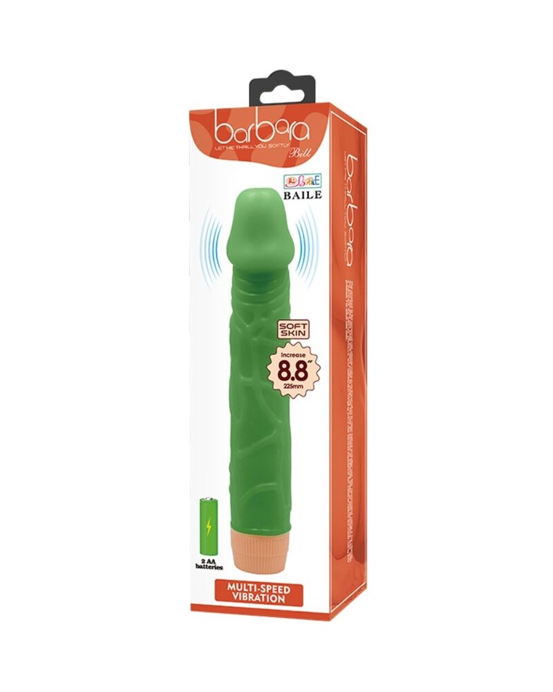 BAILE - BILL VIBRATORE REALISTICO 22,5 CM VERDE