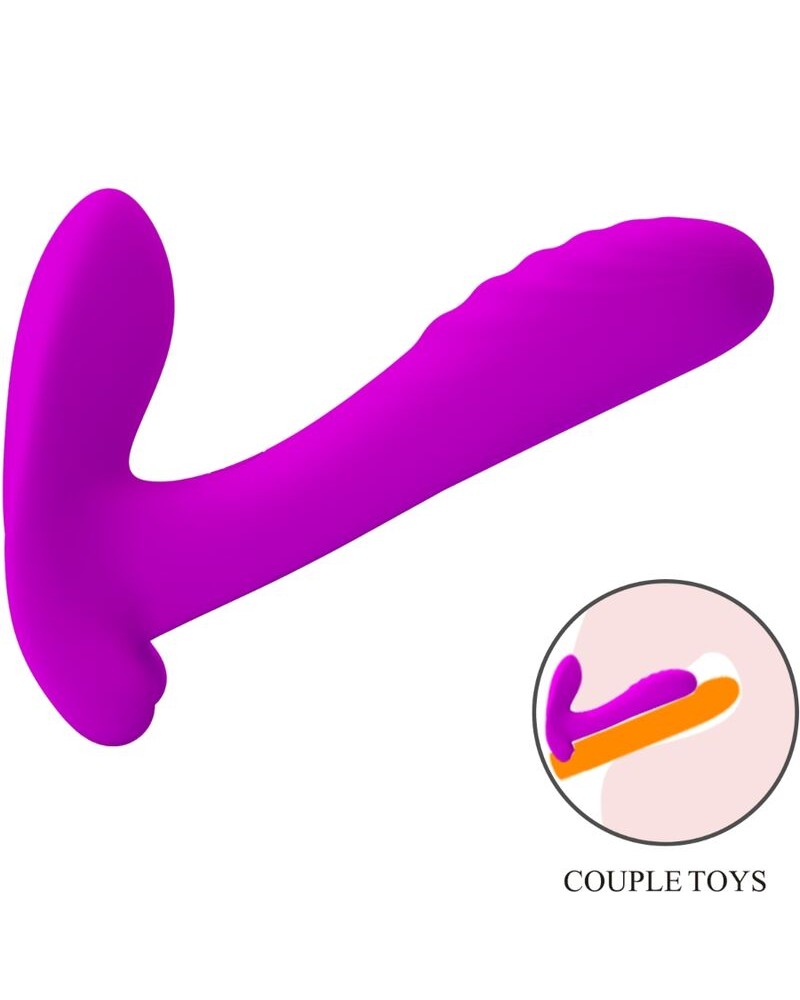 PRETTY LOVE - MASSAGGIATORE E VIBRATORE 12 VIBRAZIONI TELECOMANDO VIOLA