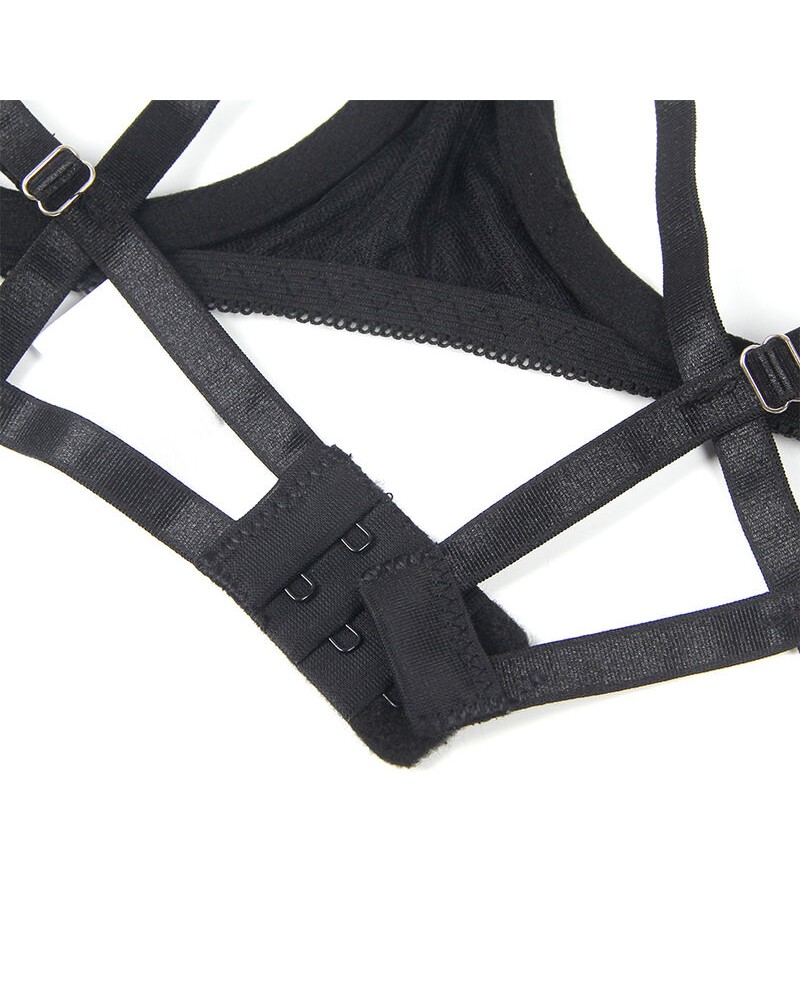 SUBBLIME - 955199 COMPLETO REGGISENO CON FIOCCO NERO REGOLABILE S/M