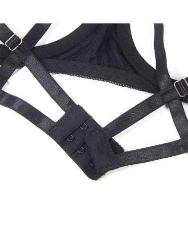 SUBBLIME - 955199 COMPLETO REGGISENO CON FIOCCO NERO REGOLABILE S/M