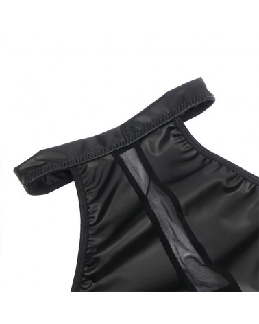 SUBBLIME - 955472 ABITO CON SCOLLO ALTO E TRASPARENZE NERO S/M