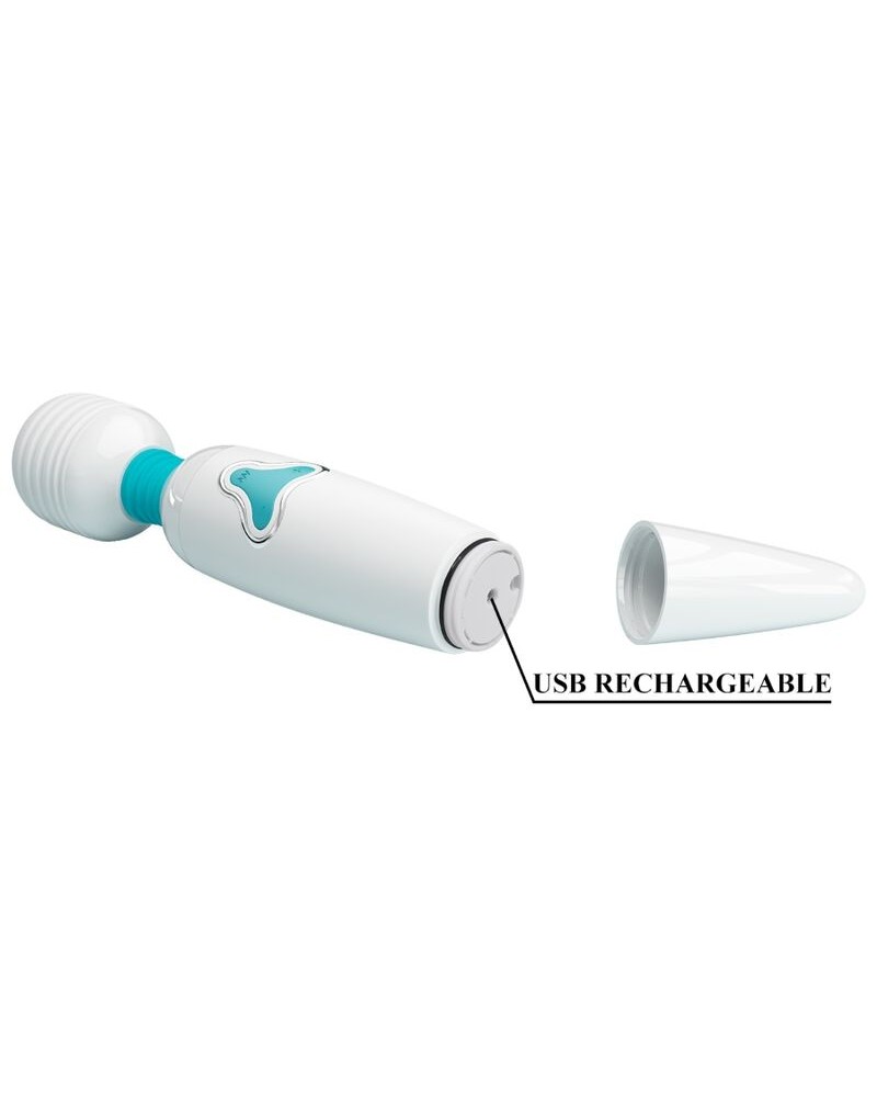 PRETTY LOVE - VIBRATORE CLOUD WAND 7 VIBRAZIONI BIANCO