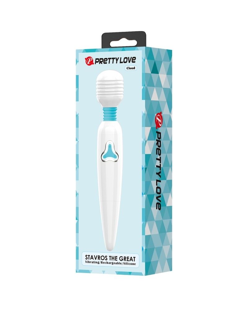 PRETTY LOVE - VIBRATORE CLOUD WAND 7 VIBRAZIONI BIANCO