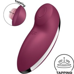 SATISFYER - TAP  CLIMAX 2 VIBRATORE E STIMOLATORE ROSSO