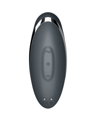 SATISFYER - TAP  CLIMAX 2 VIBRATORE E STIMOLATORE GRIGIO