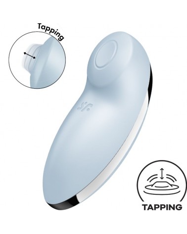 SATISFYER - TAP  CLIMAX 2 VIBRATORE E STIMOLATORE BLU