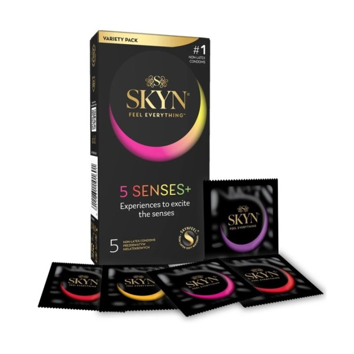 Skyn 5 Senses preservativi senza lattice misti Comodo it