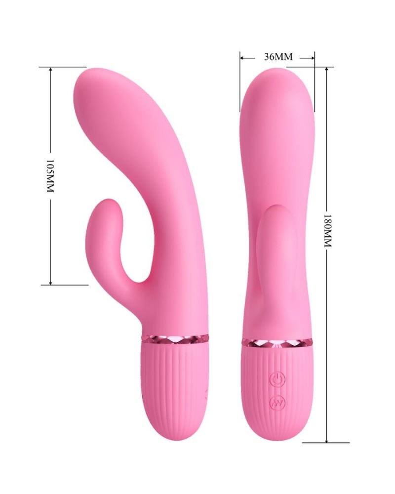 PRETTY LOVE - VIBRATORE CONIGLIO MARSKI E PUNTO G ROSA