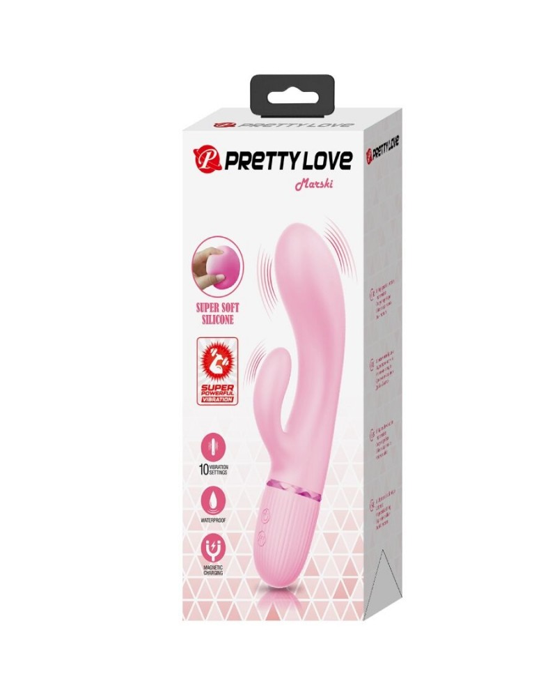 PRETTY LOVE - VIBRATORE CONIGLIO MARSKI E PUNTO G ROSA