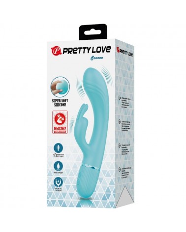 PRETTY LOVE - SCOCCO VIBRATORE CONIGLIO TURCHESE