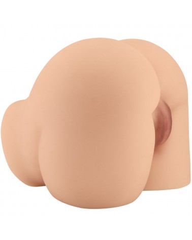 CRAZY BULL - VIBRATORE POSTERIORE ROLONDA CON VAGINA E ANO NATURALI REALISTICI