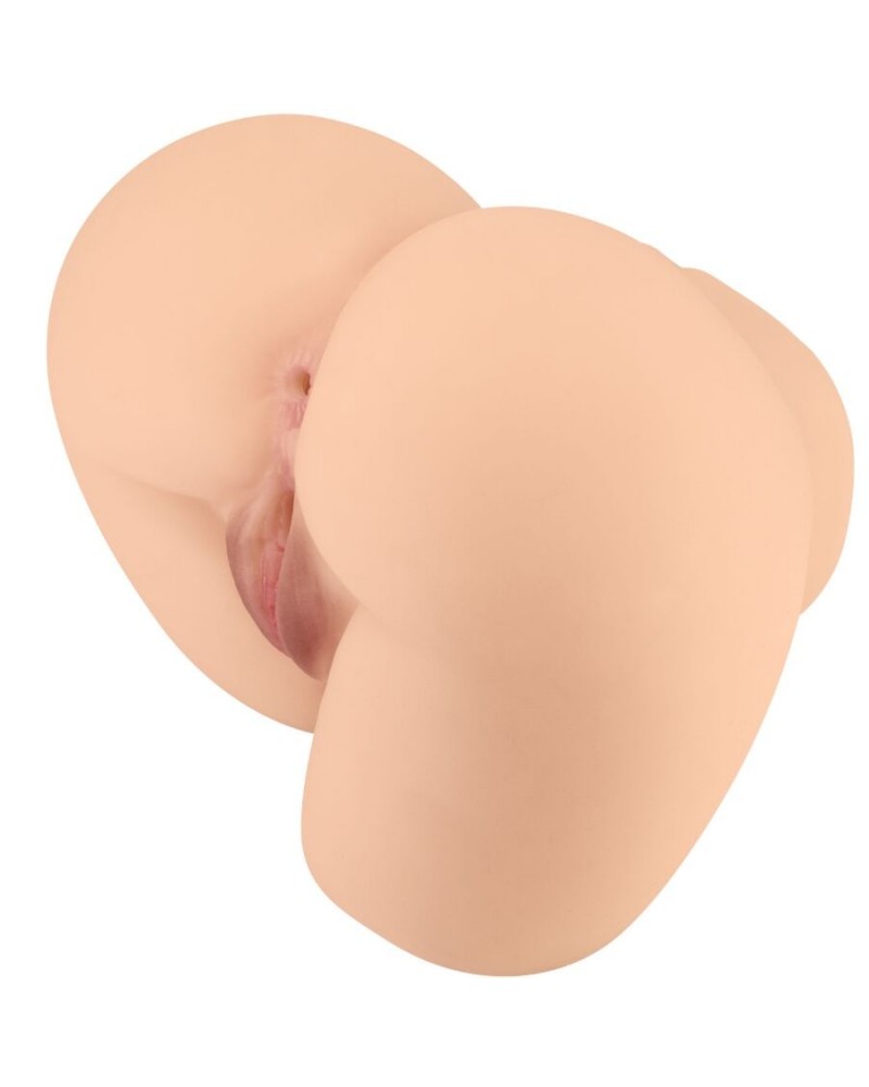 CRAZY BULL - VIBRATORE POSTERIORE ROLONDA CON VAGINA E ANO NATURALI REALISTICI