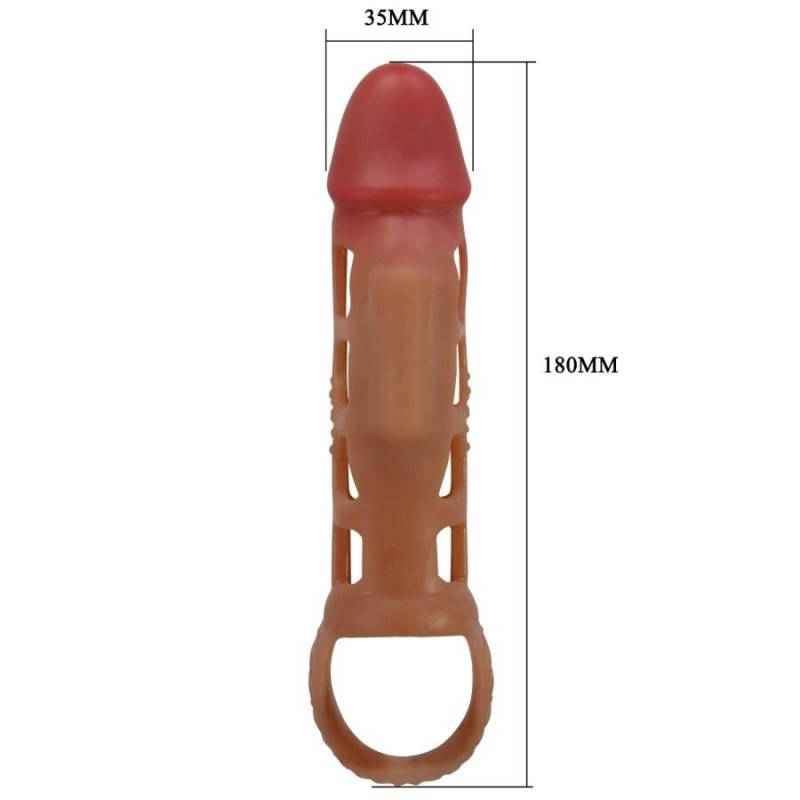 PRETTY LOVE - PRESTON VIBRANTE GUAINA PER PENE 18 CM