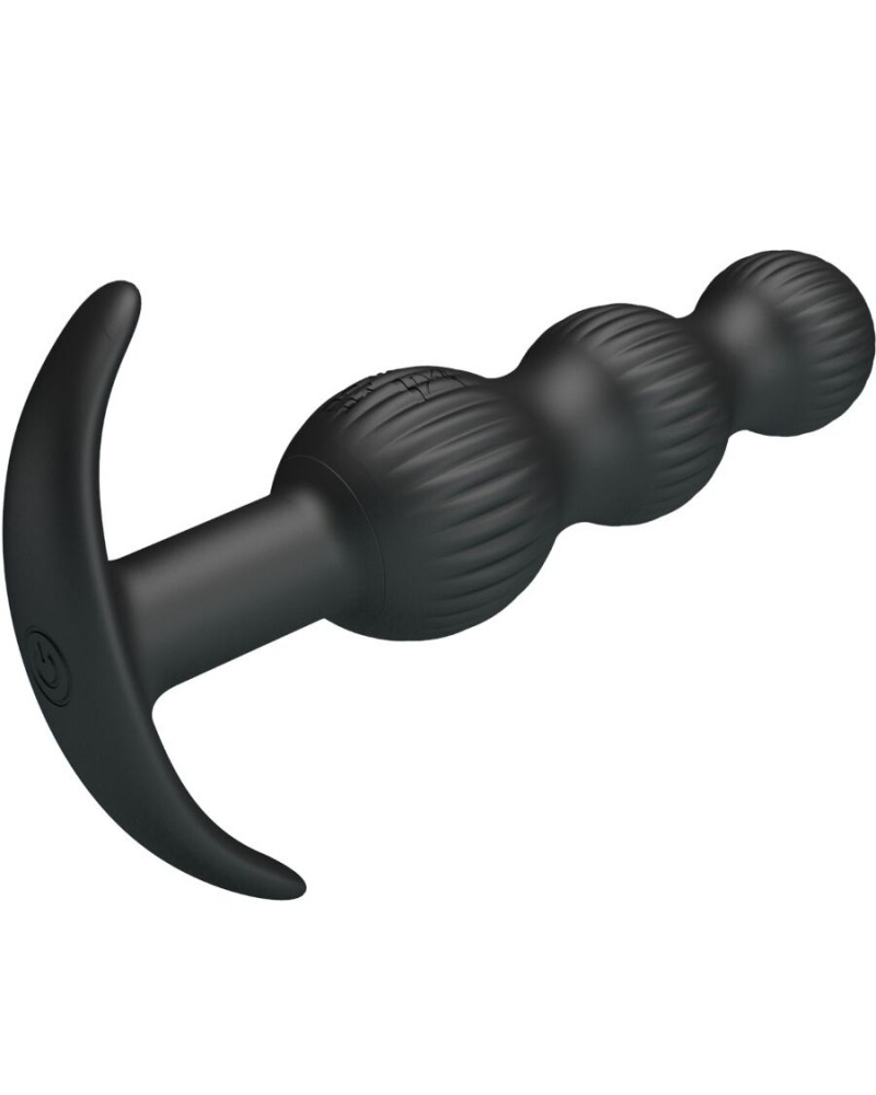 PRETTY LOVE - SIDNEY VIBRATORE ANALE 10 VIBRAZIONI NERO