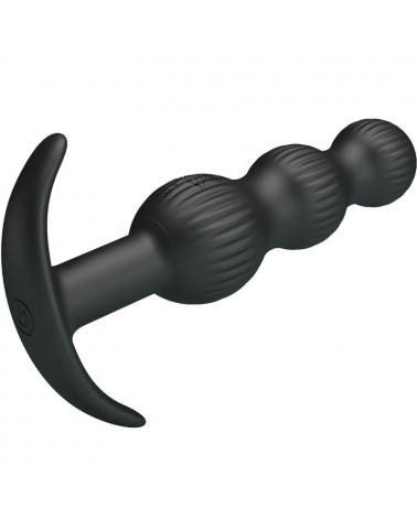 PRETTY LOVE - SIDNEY VIBRATORE ANALE 10 VIBRAZIONI NERO