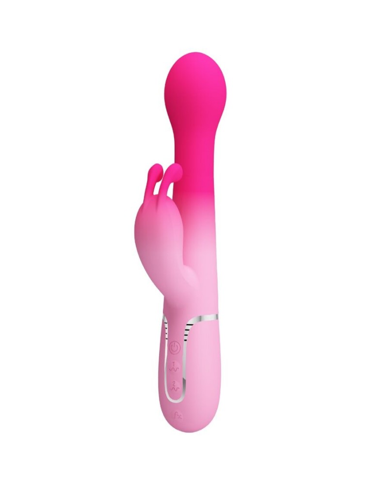 PRETTY LOVE - DEJON 3 IN 1 MULTIFUNZIONE VIBRATORE CONIGLIO ROSA