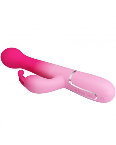 PRETTY LOVE - DEJON 3 IN 1 MULTIFUNZIONE VIBRATORE CONIGLIO ROSA