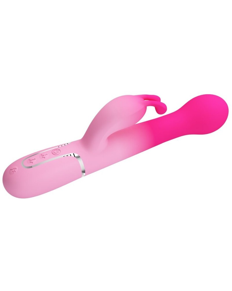 PRETTY LOVE - DEJON 3 IN 1 MULTIFUNZIONE VIBRATORE CONIGLIO ROSA