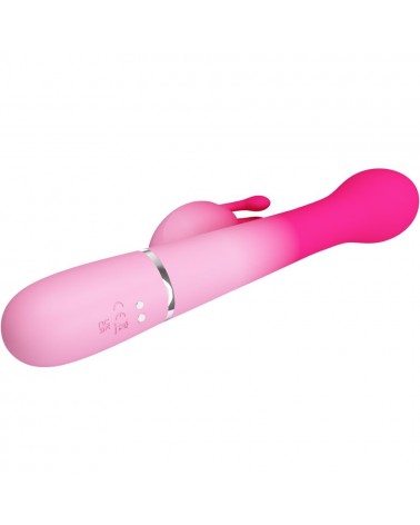 PRETTY LOVE - DEJON 3 IN 1 MULTIFUNZIONE VIBRATORE CONIGLIO ROSA
