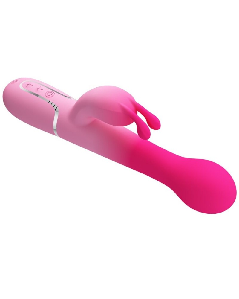 PRETTY LOVE - DEJON 3 IN 1 MULTIFUNZIONE VIBRATORE CONIGLIO ROSA