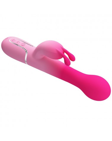 PRETTY LOVE - DEJON 3 IN 1 MULTIFUNZIONE VIBRATORE CONIGLIO ROSA