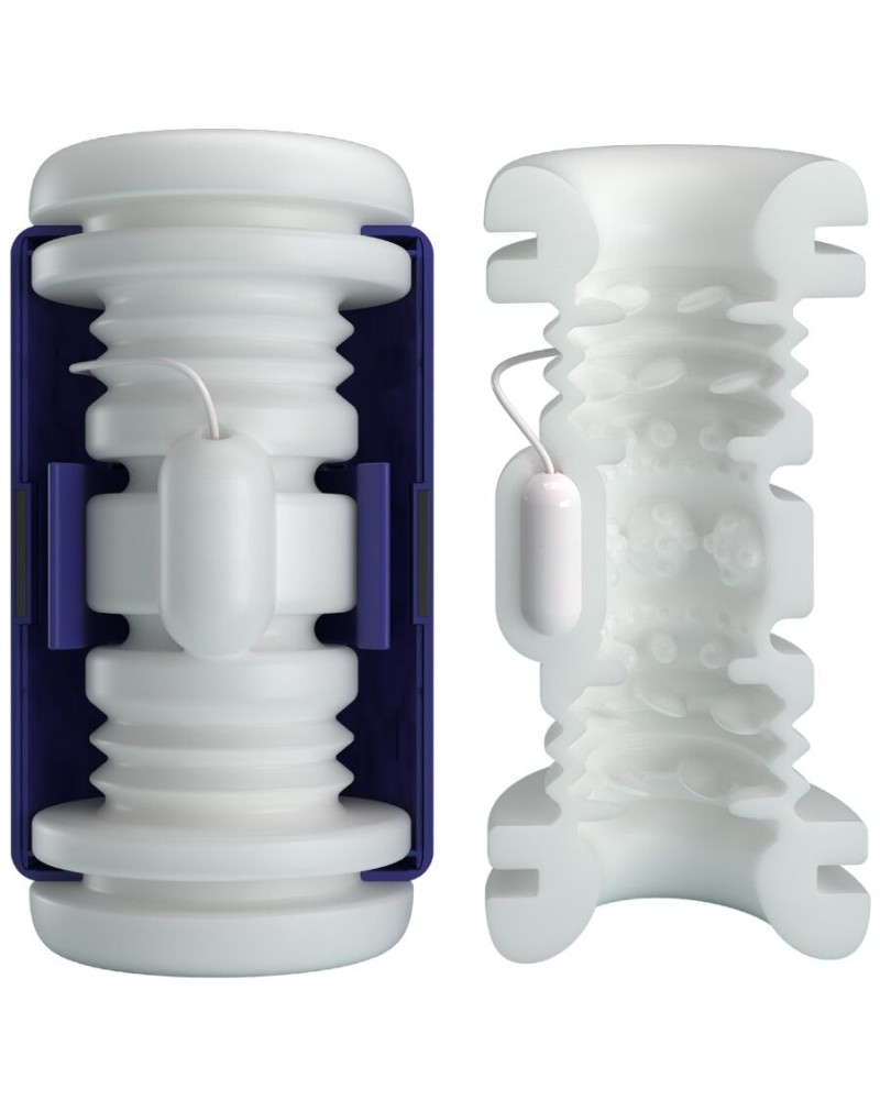 PRETTY LOVE - DJ LADY MASTURBATORE MASCHILE CON VIBRAZIONE 5 IMPOSTAZIONI VIOLA