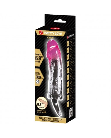 PRETTY LOVE - ODES REALISTICO 2 CM GUAINA DI ALLARGAMENTO PER PENE ROSA