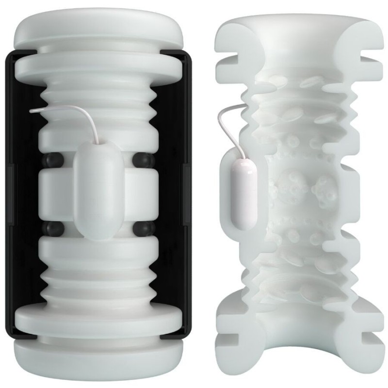 PRETTY LOVE - DJ GIRL MASTURBATORE MASCHILE CON VIBRAZIONE 5 IMPOSTAZIONI NEGRO