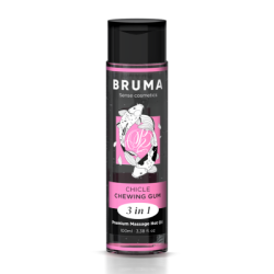 BRUMA - OLIO DA MASSAGGIO PREMIUM EFFETTO CALORE SAPORE GOMMA 3 IN 1 - 100 ML 2