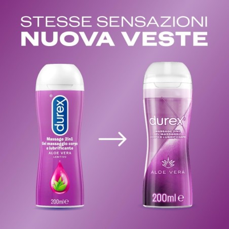 Durex Massage 2in1 Aloe 200ml: lubrificante e Gel | Comodo it