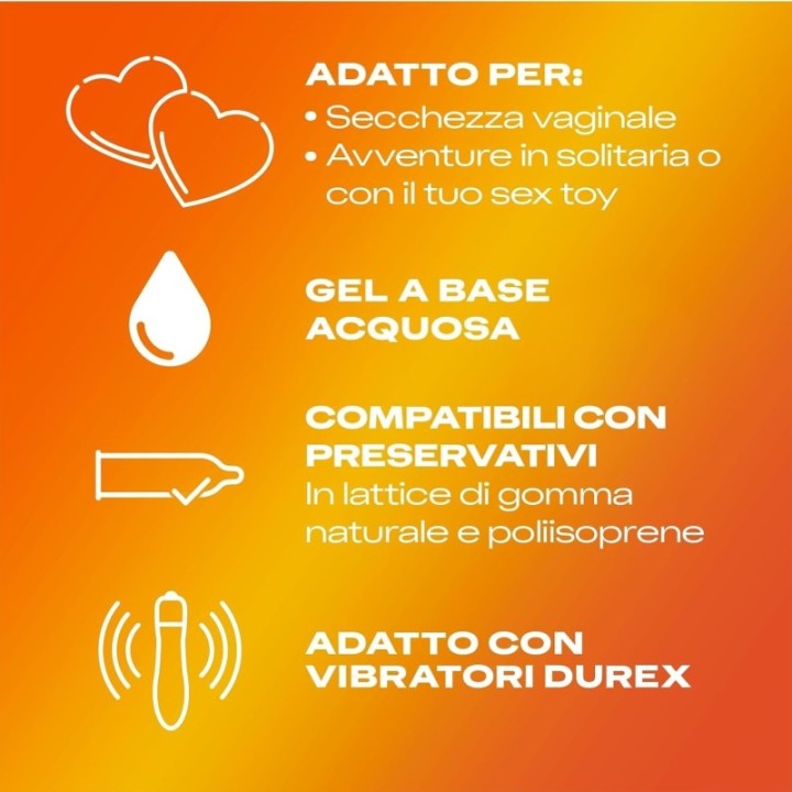 Lubrificante Durex Top Gel Hot sensazioni di fuoco