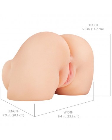 PDX ELITE - SHAKETHAT ASS MASTURBATORE REALISTICO PER VAGINA E ANO CON VIBRAZIONE