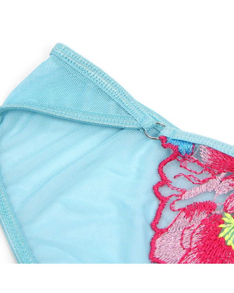 SUBBLIME - 957643 SET REGGISENO E CINTURA RICAMO FIORI ROSA S/M