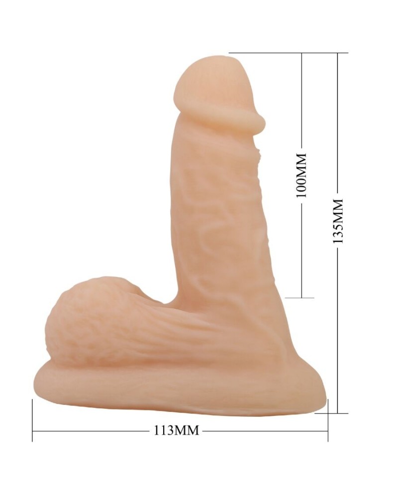 PRETTY LOVE - WILDON DILDO ULTRA REALISTICO ED ELASTICO 10 CM NATURALE