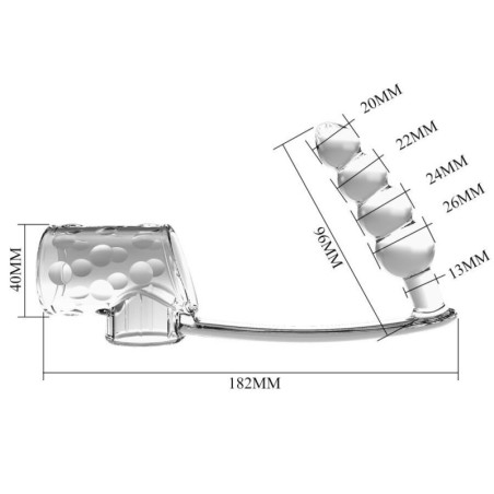 PRETTY LOVE - GUAINA PER PENE CON TAPPO ANALE TRASPARENTE