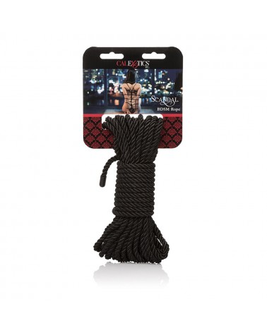 CALEXOTICS - SCANDAL CORDA NERA BDSM 10 M