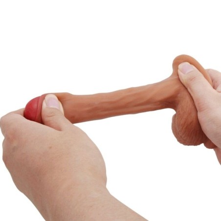 PRETTY LOVE - WARNELL DILDO ULTRA REALISTICO ED ELASTICO 9,5 CM MULATO